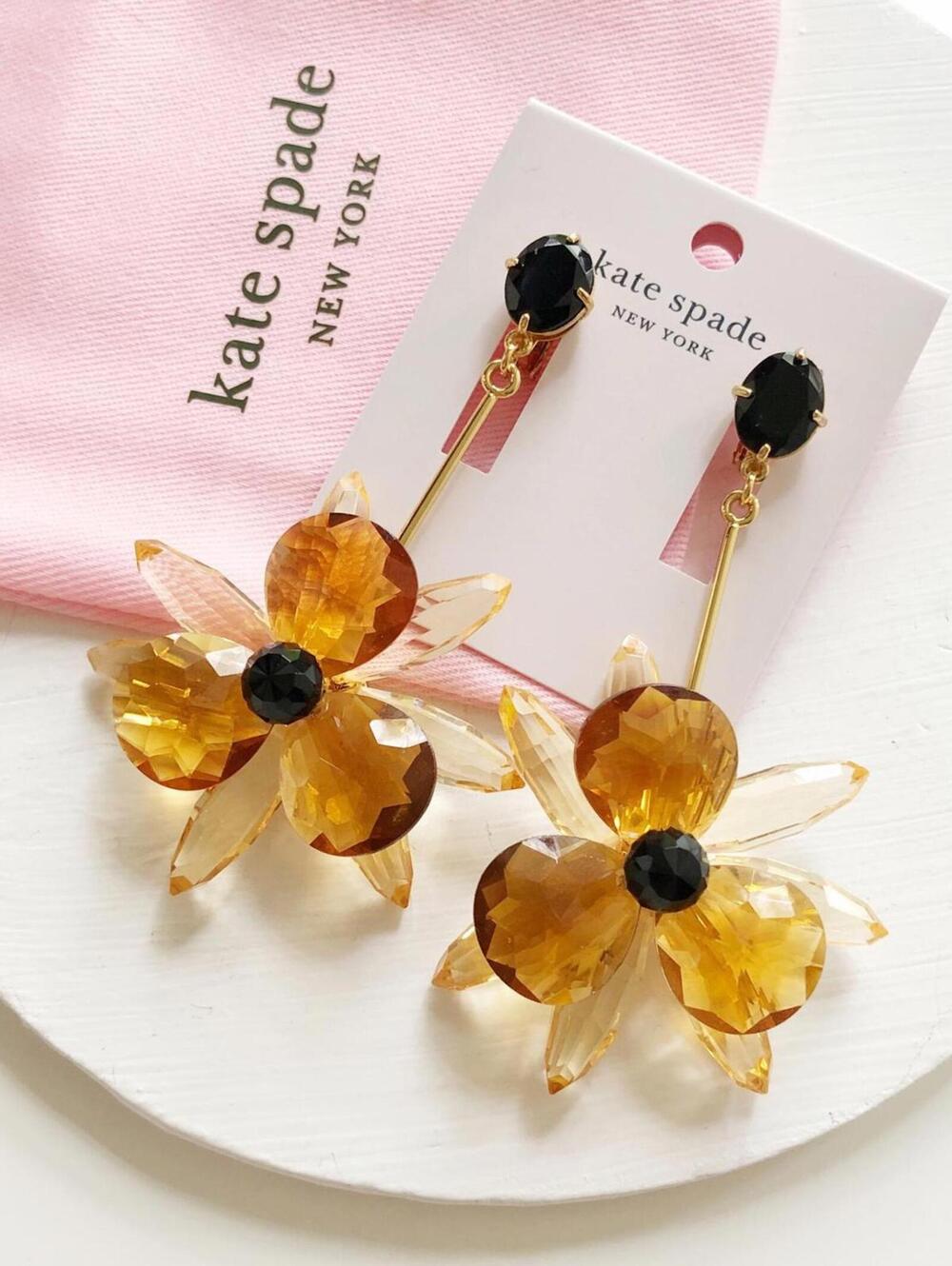 Kate Spade Blooming Brilliant Statement Earrings